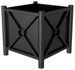 Pflanzbehälter mit Flachkopf